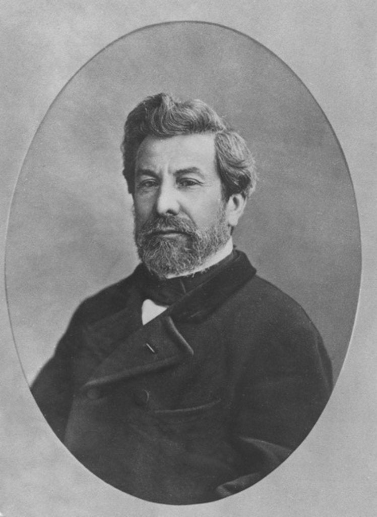 Detail of Portrait of Francois-Ambroise-Germain Gilbert, c.1860 by French Photographer