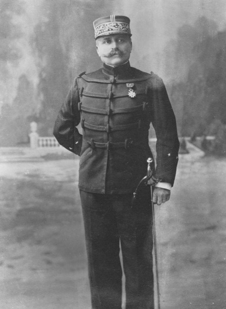 Detail of Portrait of Marie-Louis-Adolphe Guillaumat by Eugene Pirou