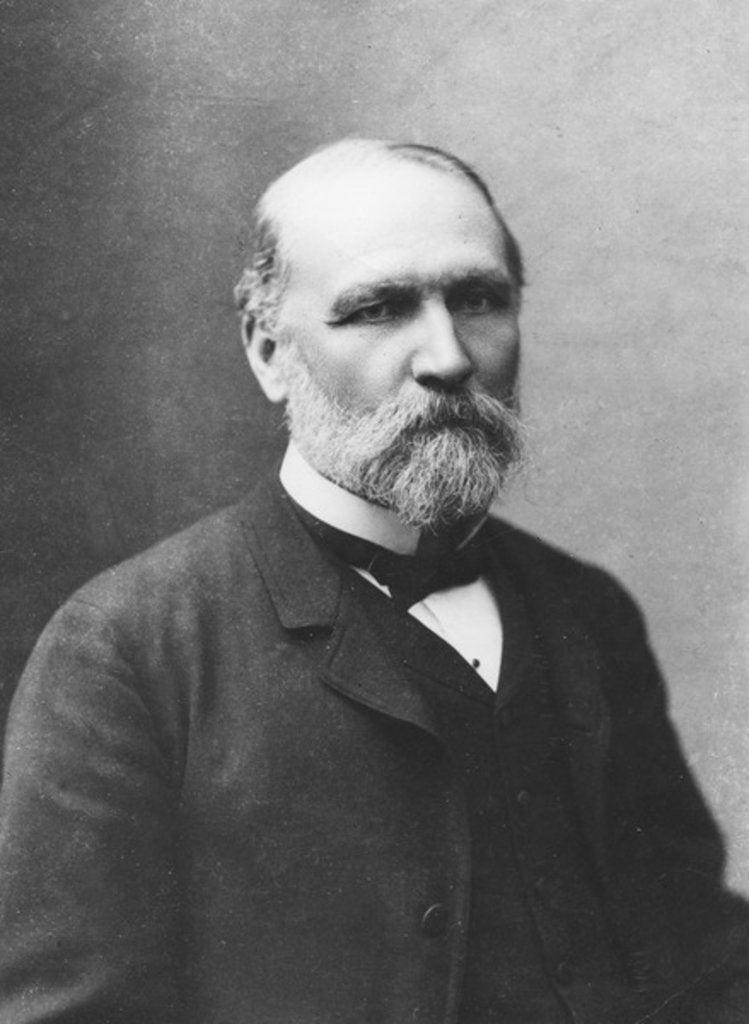 Detail of Portrait of Henri Germain by Eugene Pirou