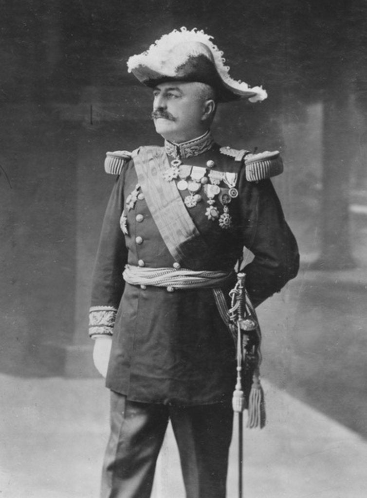 Detail of Louis Félix Marie François Franchet d'Espèrey, c.1900 by Eugene Pirou