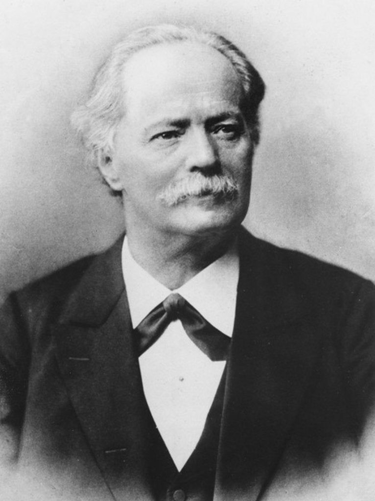 Detail of Portrait of Lazarus Fuchs by French Photographer