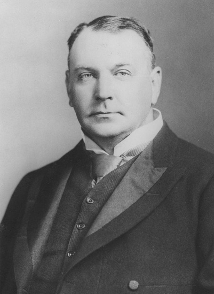 Detail of Portrait of Sydney Grundy by Elliott & Fry Studio