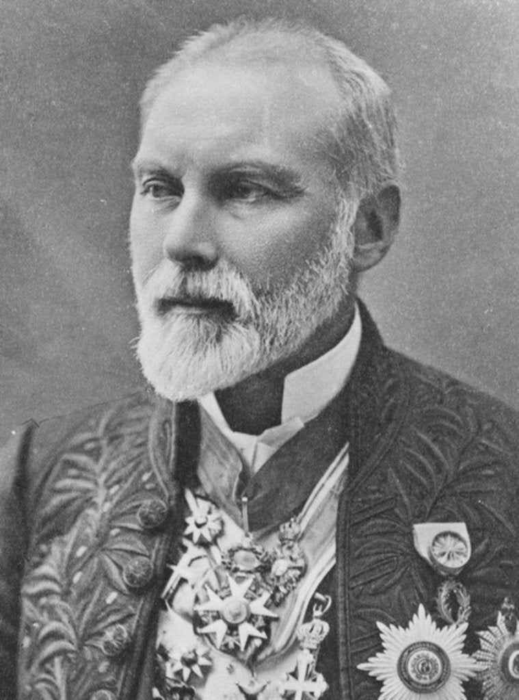 Detail of Portrait of Eugène-Jean-Baptiste-Claude Guillaume by Eugene Pirou