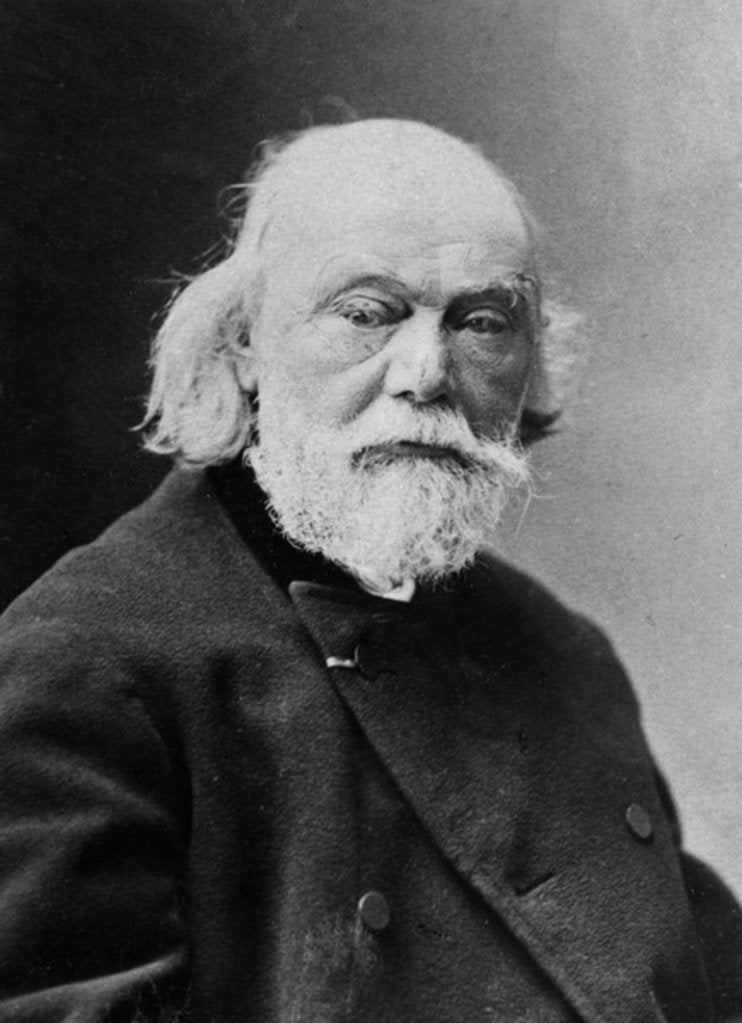 Detail of Portrait of Auguste Barthélemi Glaize, c.1890 by J. E. Tourtin