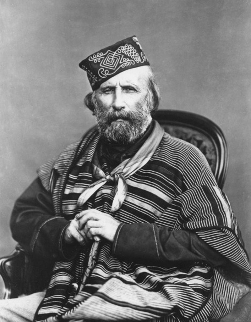 Detail of Portrait of Garibaldi by Italian Photographer
