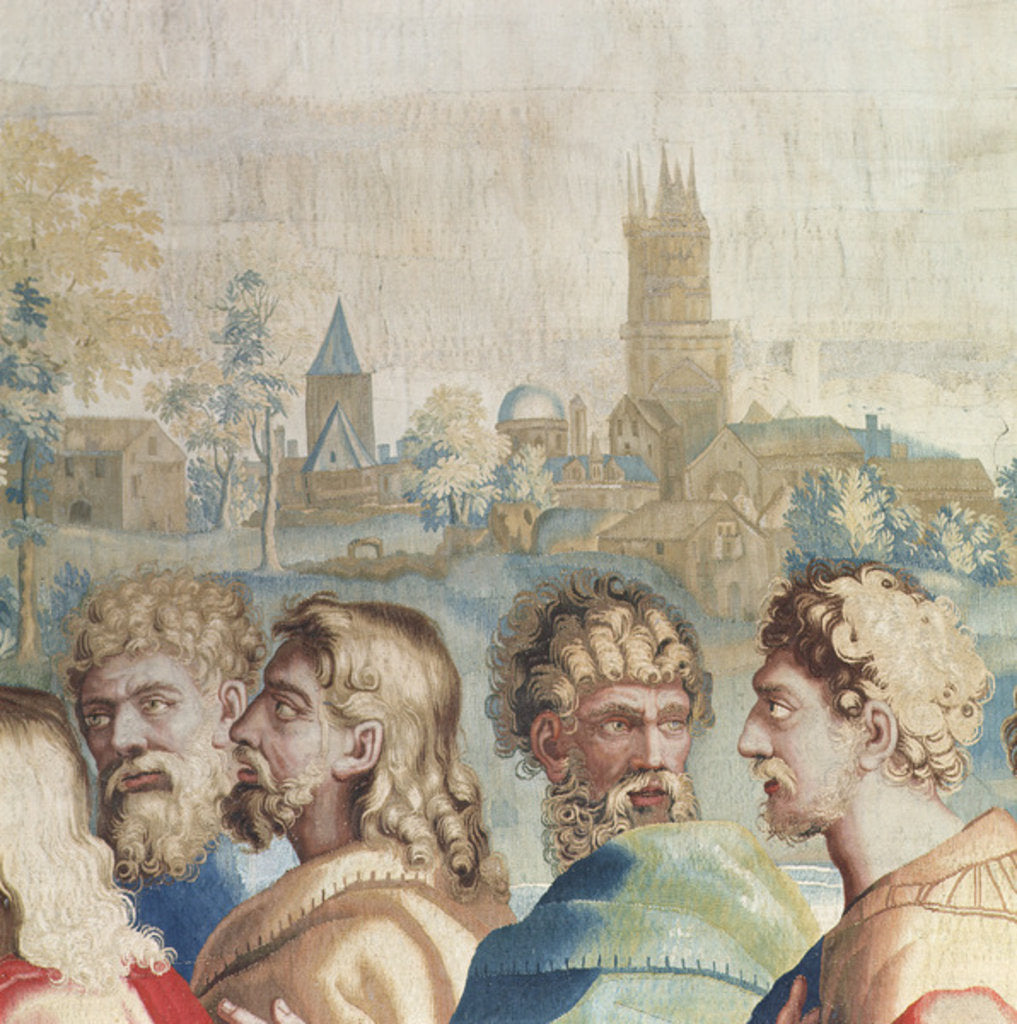 Detail of Tapestry depicting the Acts of the Apostles, the calling of Saint Paul by Raphael