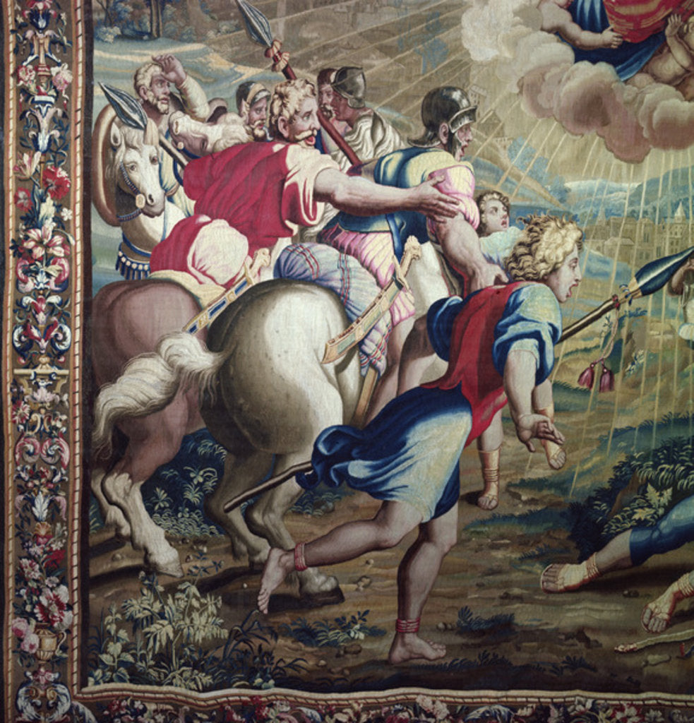 Detail of Tapestry depicting the Acts of the Apostles, the Conversion Saint Paul by Raphael (1483-1520) (after)