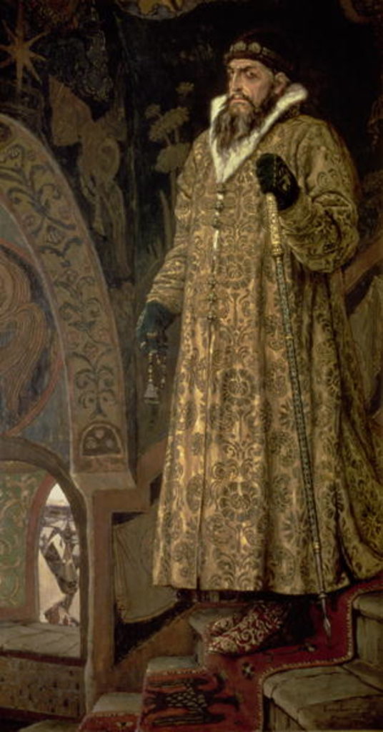Detail of Tsar Ivan IV Vasilyevich 'the Terrible' 1897 by Victor Mikhailovich Vasnetsov