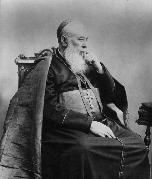 Detail of Portrait of Charles Lavigerie, 1882-92 by French Photographer