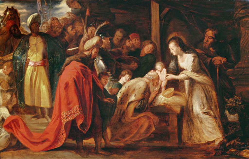 Detail of The Adoration of the Magi, c.1617-18 by Peter Paul Rubens