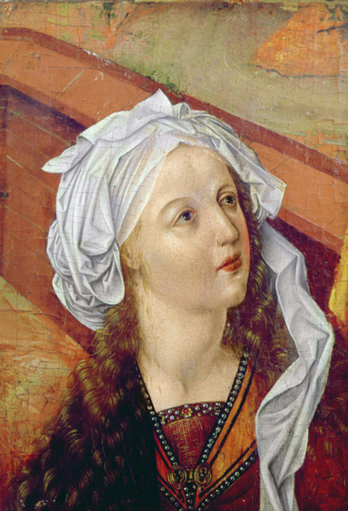 Detail of Saint Mary-Magdalene, c.1479 by Matthias Grunewald
