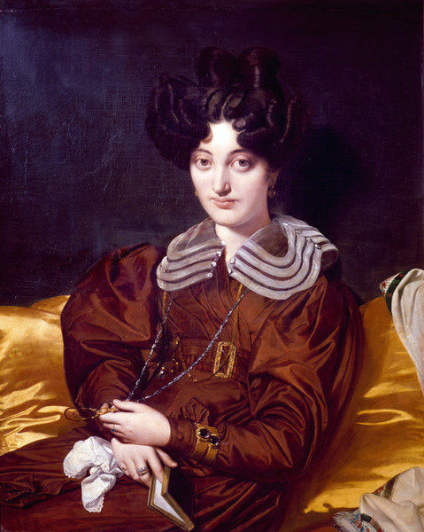 Detail of Portrait of Suzanne Clarisse de Salvaing de Boisseiu, Madame Marcotte de Sainte-Marie, 1826 by Jean Auguste Dominique Ingres