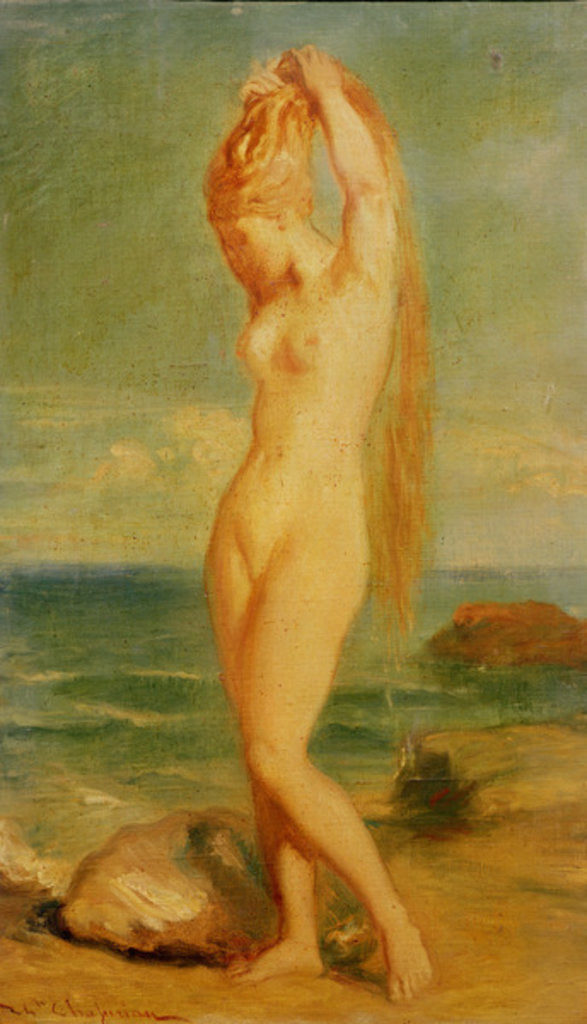 Detail of Venus depicted in a Seascape, 1839 by Theodore Chasseriau