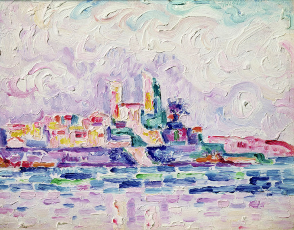 Detail of Antibes, 1918-19 by Paul Signac