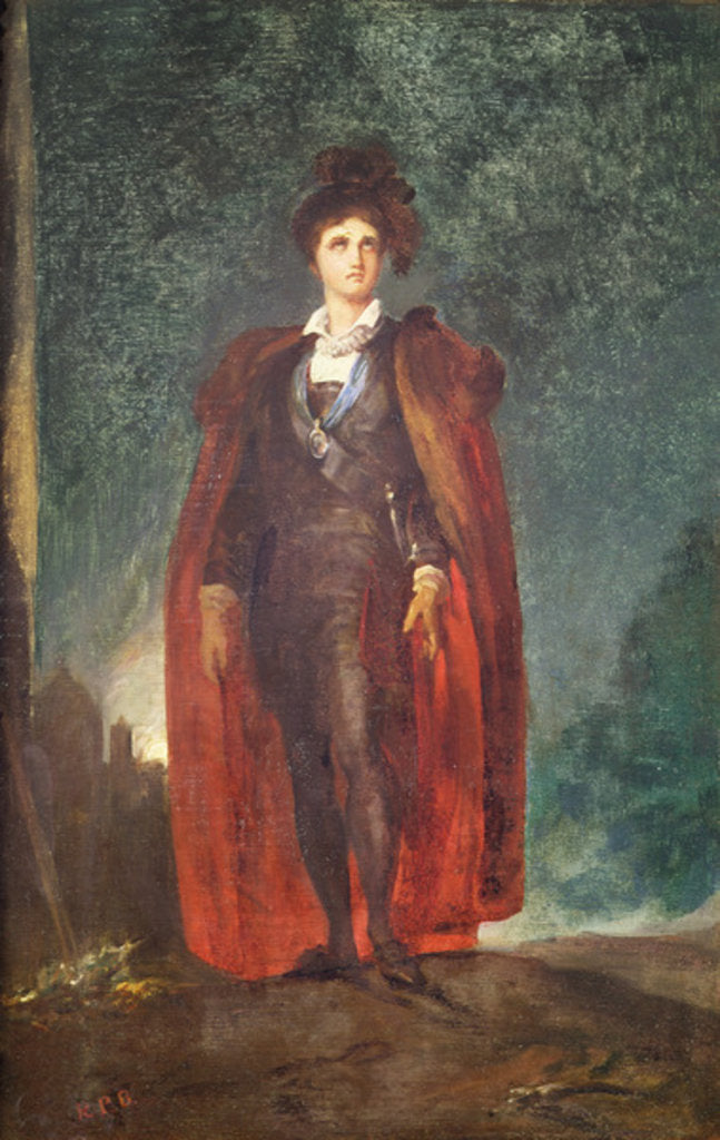 Detail of John Philip Kemble in the role of 'Hamlet' by Thomas Lawrence