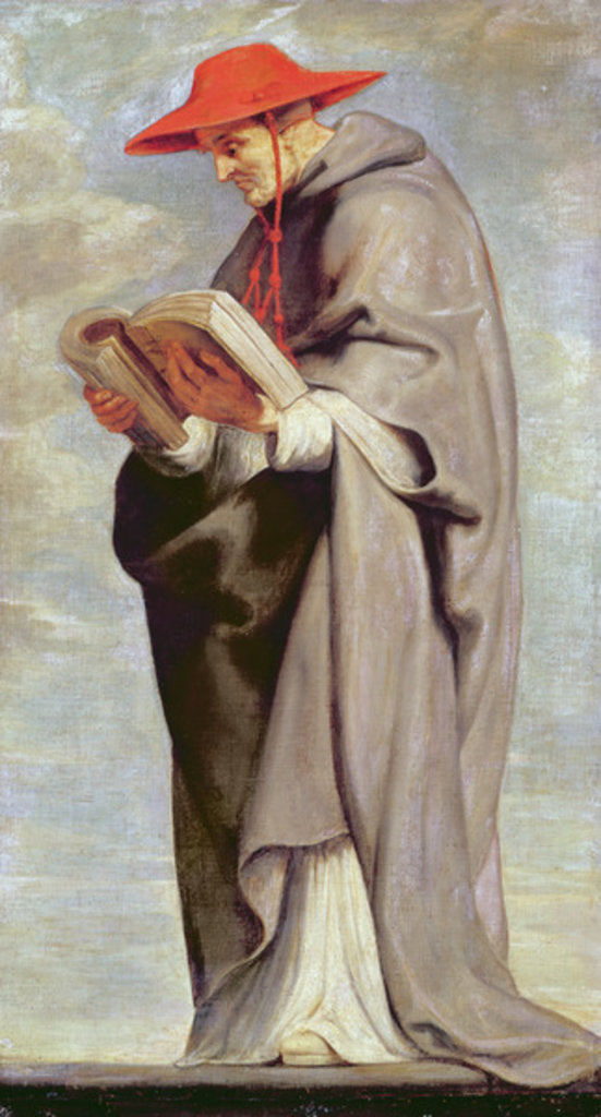 Detail of Saint Bonaventure, c.1620 by Peter Paul Rubens