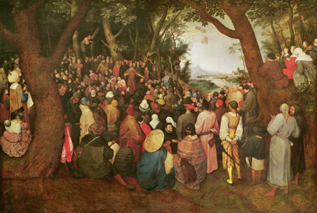 Detail of The sermon of Saint John the Baptist, c.1598 by Jan the Elder Brueghel
