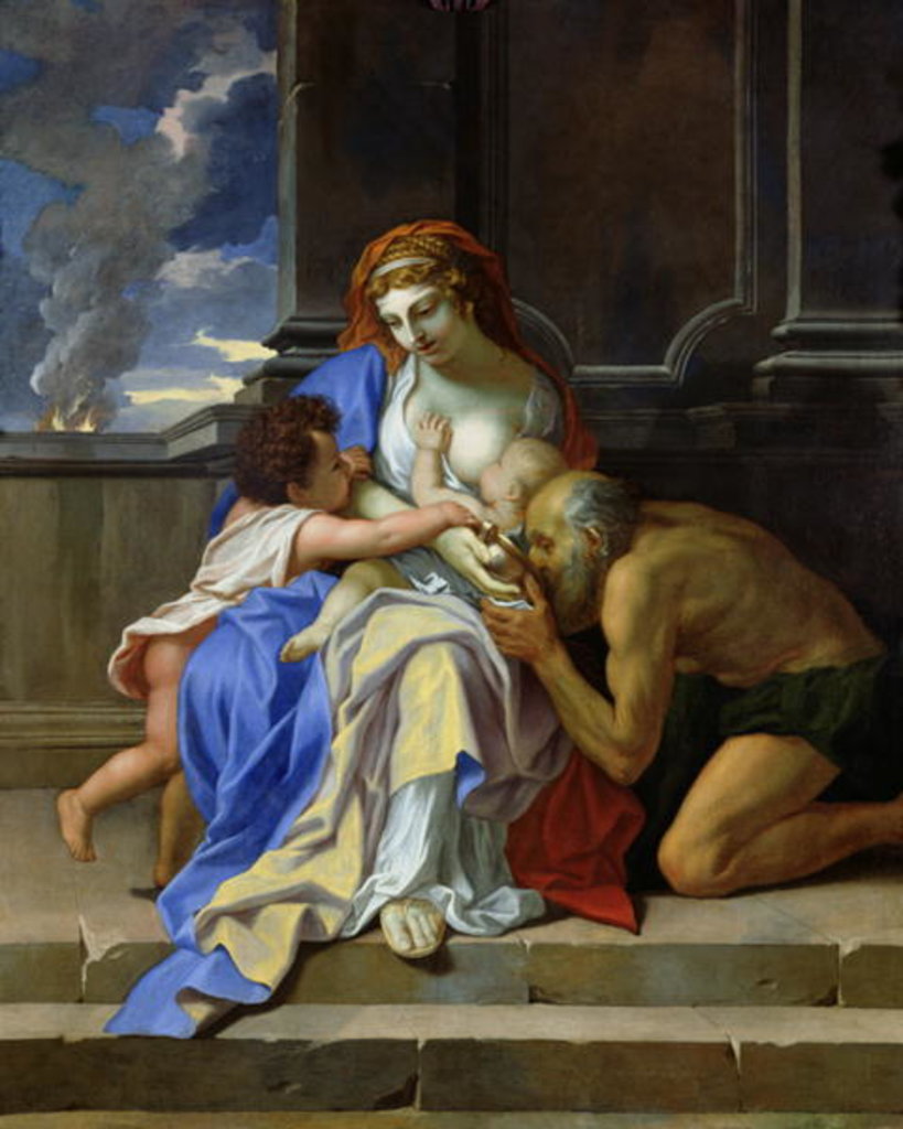 Detail of An Allegory of Charity, c.1642-48 by Charles Le Brun