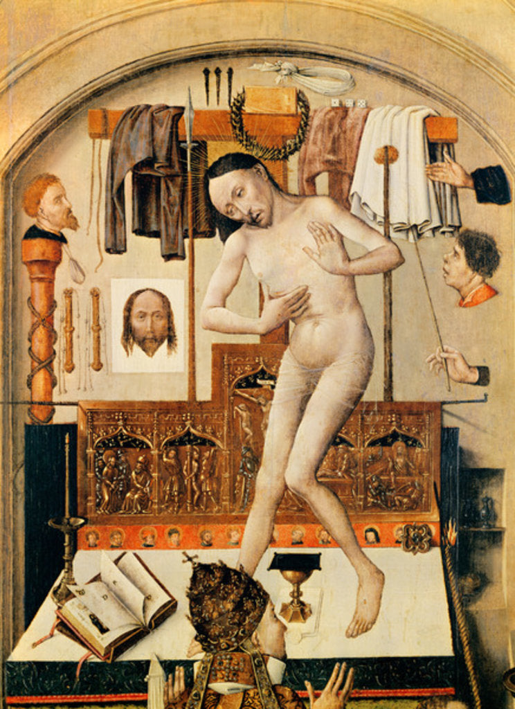 Detail of The Mass of St. Gregory the Great by Robert Campin