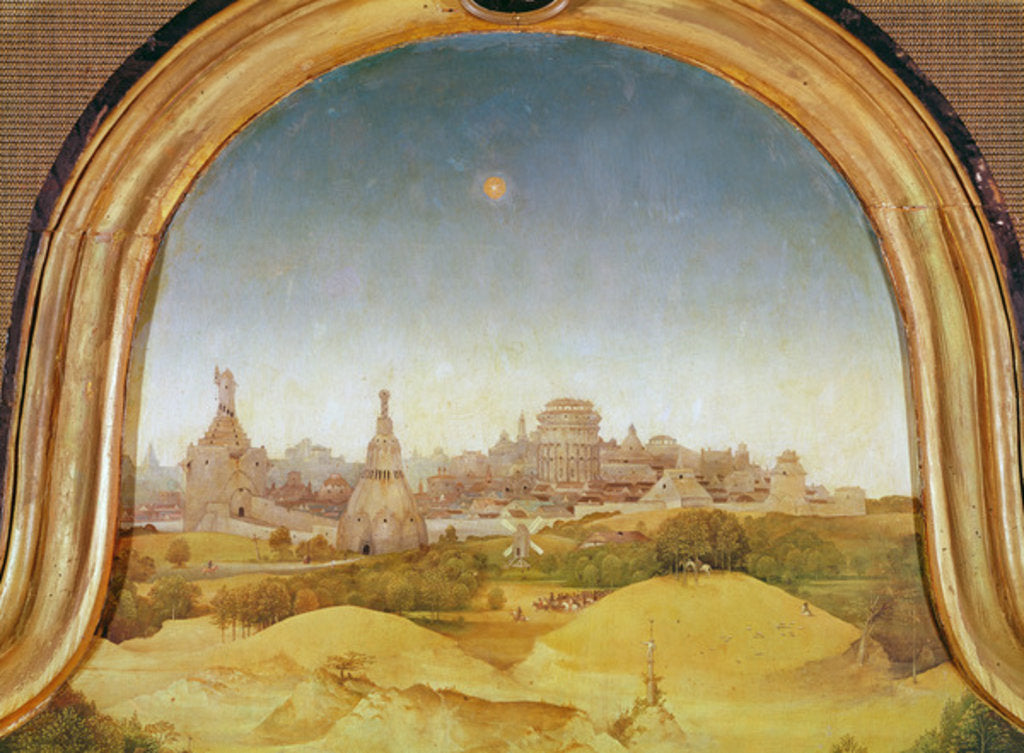 Detail of Detail of the central panel of the Adoration of the Magi, 1510 by Hieronymus Bosch