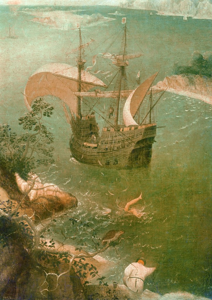 Detail of Landscape with the Fall of Icarus, c.1555 by Pieter the Elder Bruegel