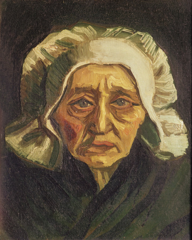 Detail of Head of a Dutch Peasant by Vincent van Gogh