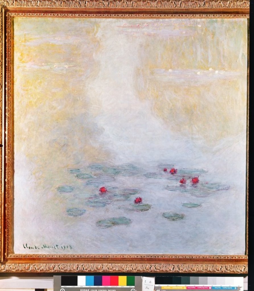 Detail of Waterlilies at Giverny, 1908 by Claude Monet