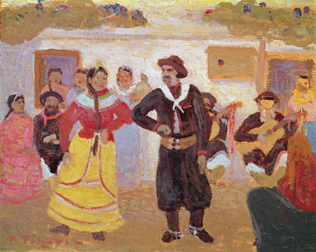 Detail of Gaucho Dance by Pedro Figari