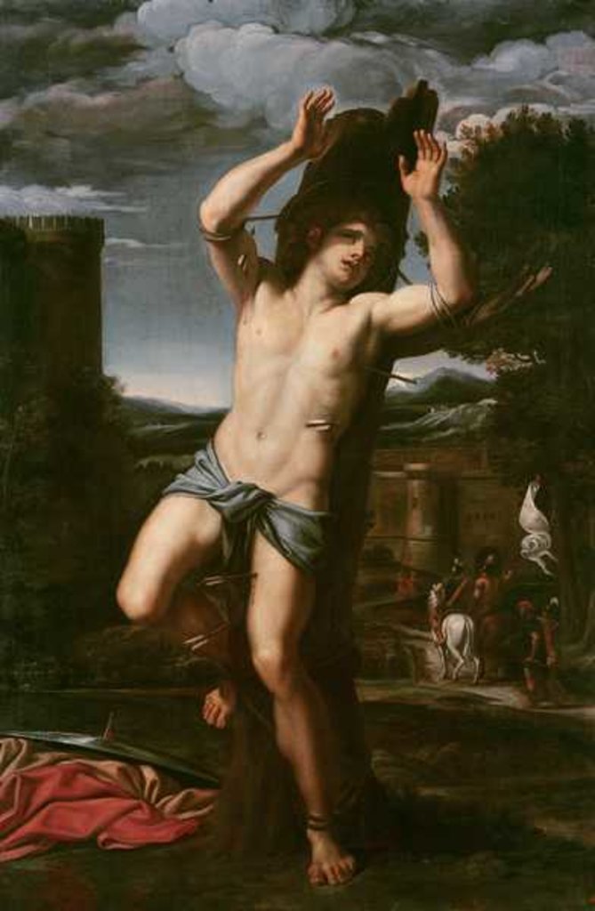 Detail of The Martyrdom of Saint Sebastian by Annibale Carracci