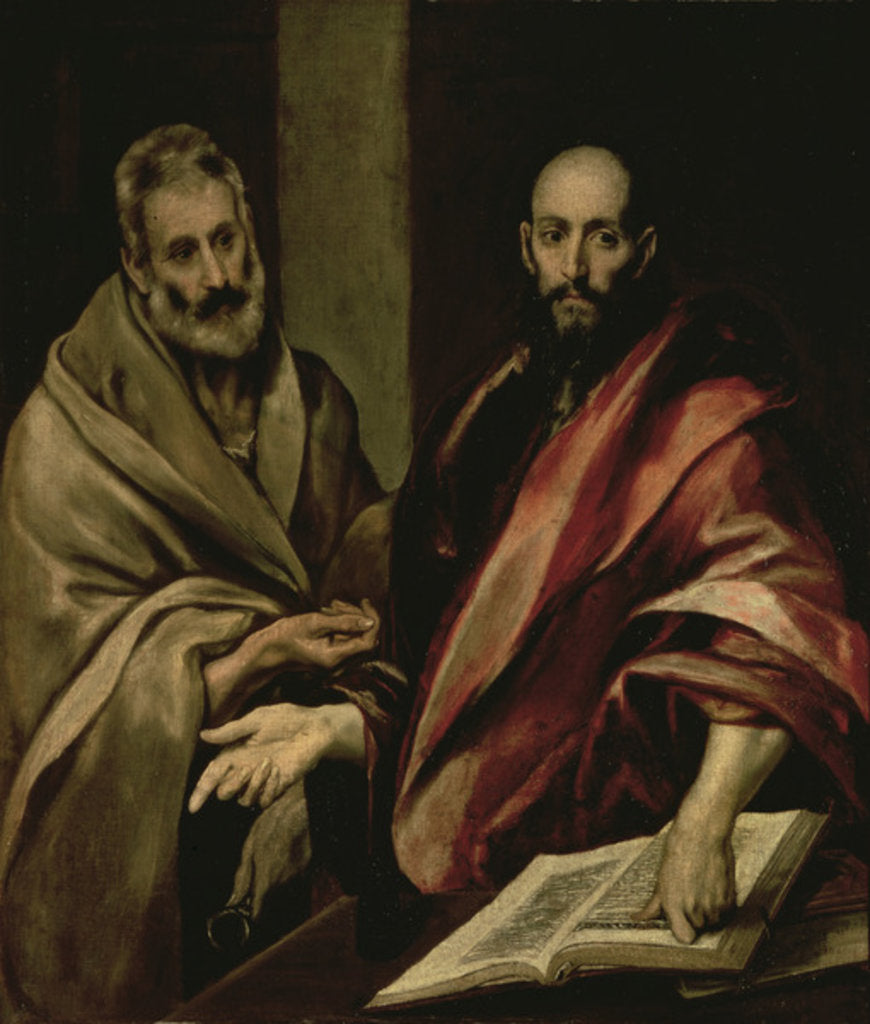 Detail of St. Peter and St. Paul, between 1587 and 1592 by El (1541-1614) Greco