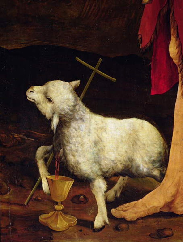 Detail of Detail of the Crucifixtion from Isenheim altarpiece, c.1512-16, by Matthias Grunewald