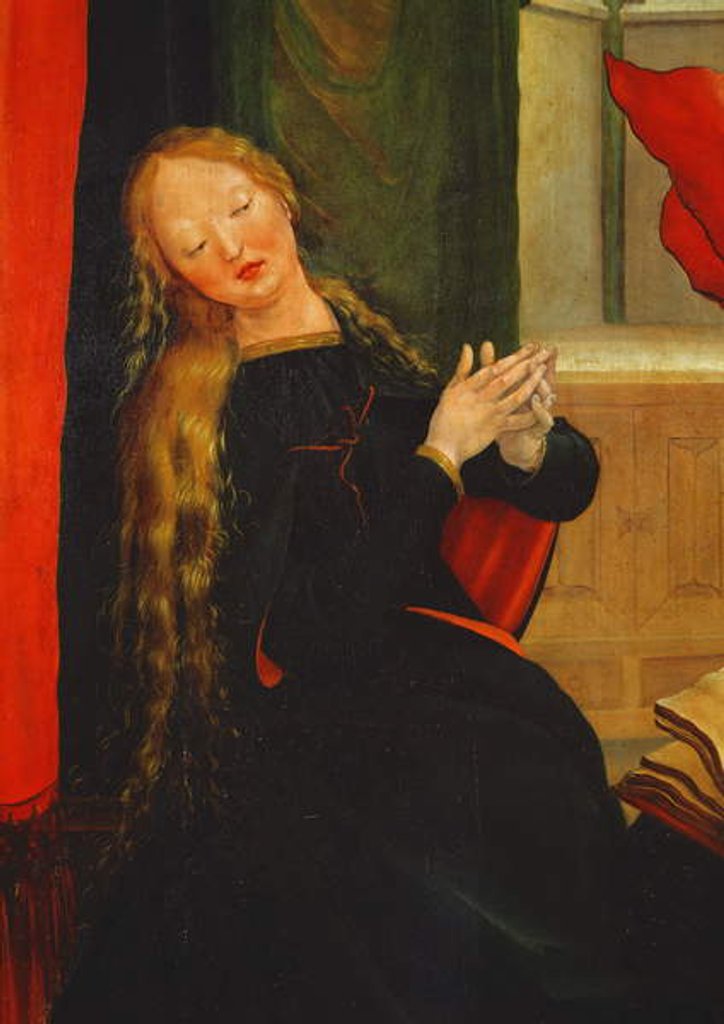 Detail of Detail of the Annunciation of the Virgin Mary by Matthias Grunewald