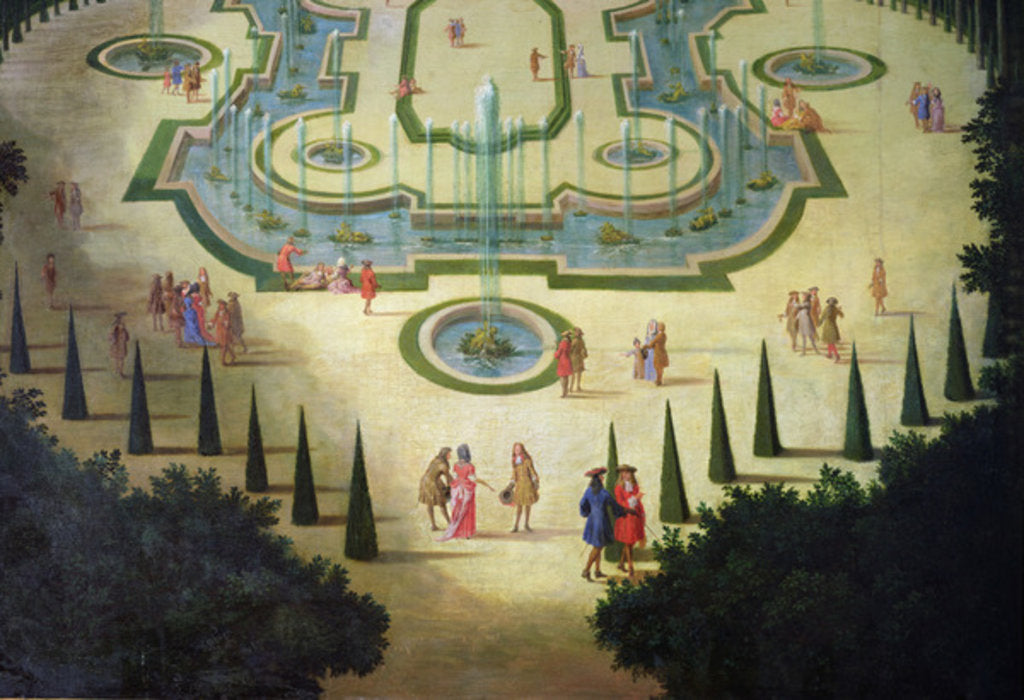 Detail of La Salle des Festins ou Salle du Conseil, c.1688 by Etienne Allegrain