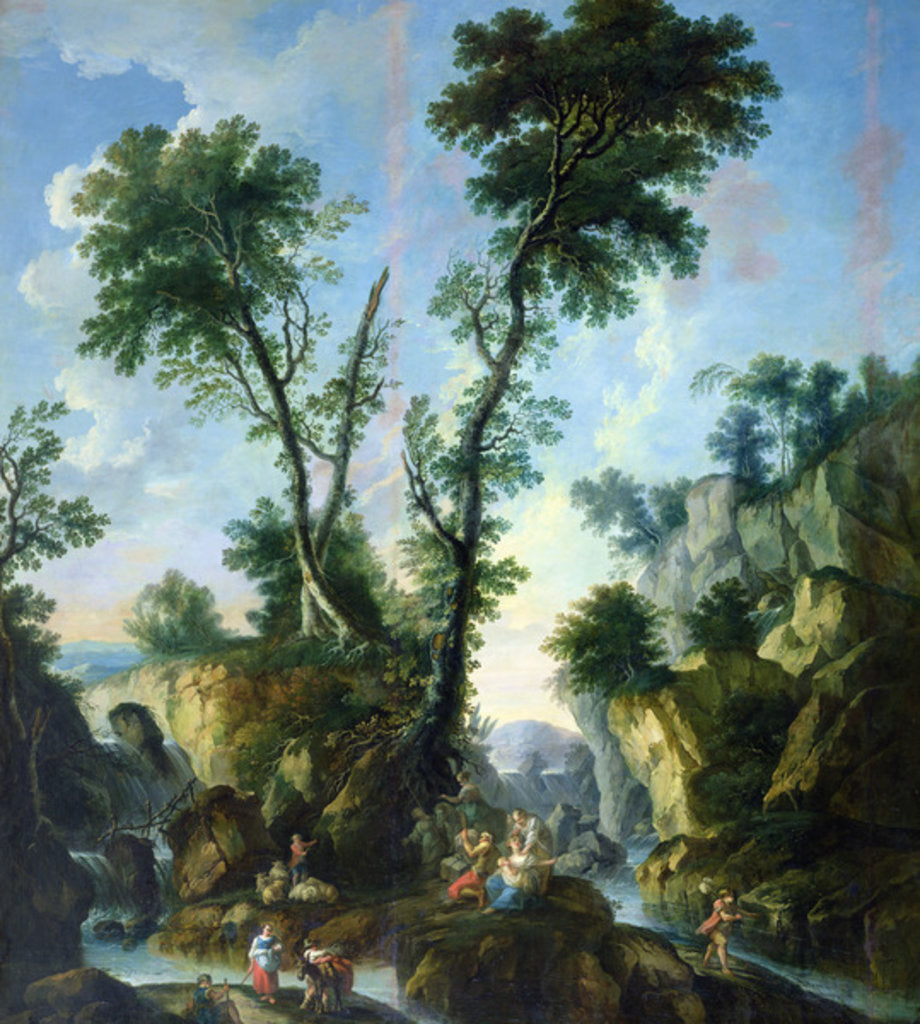 Detail of Fishing by Louis Philippe Crepin