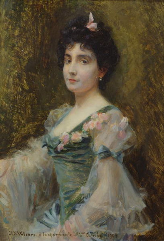 Detail of Madame Combé, 1903 by Jean Joseph Weerts