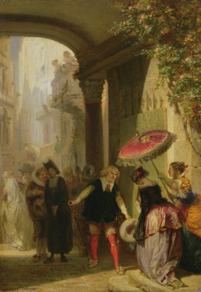 Detail of A Street in Grenada by Henri Baron