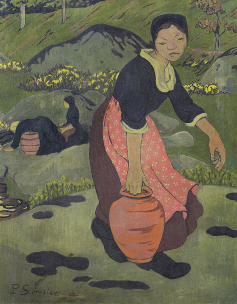 Detail of Young Breton girl with a jug, 1892 by Paul Serusier