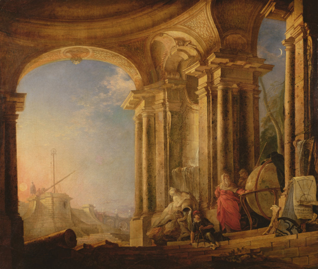 Detail of Astronomy by Jacques de Lajoue