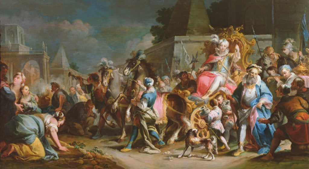 Detail of The Triumph by Nicola Bertucci