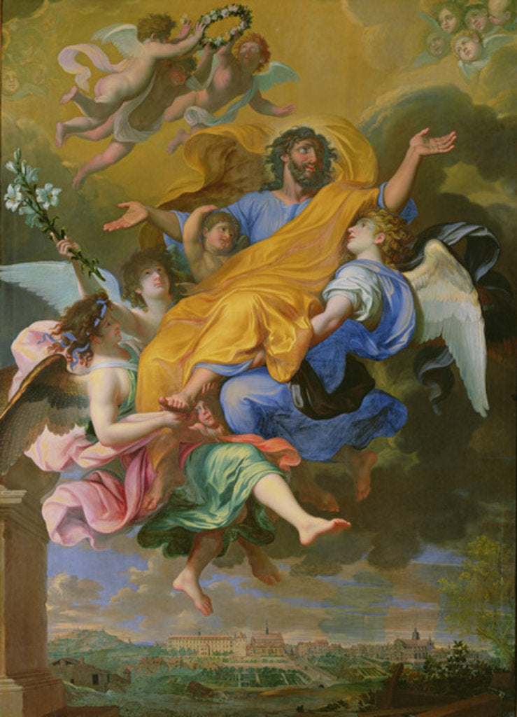 Detail of Rapture of St. Joseph by French School