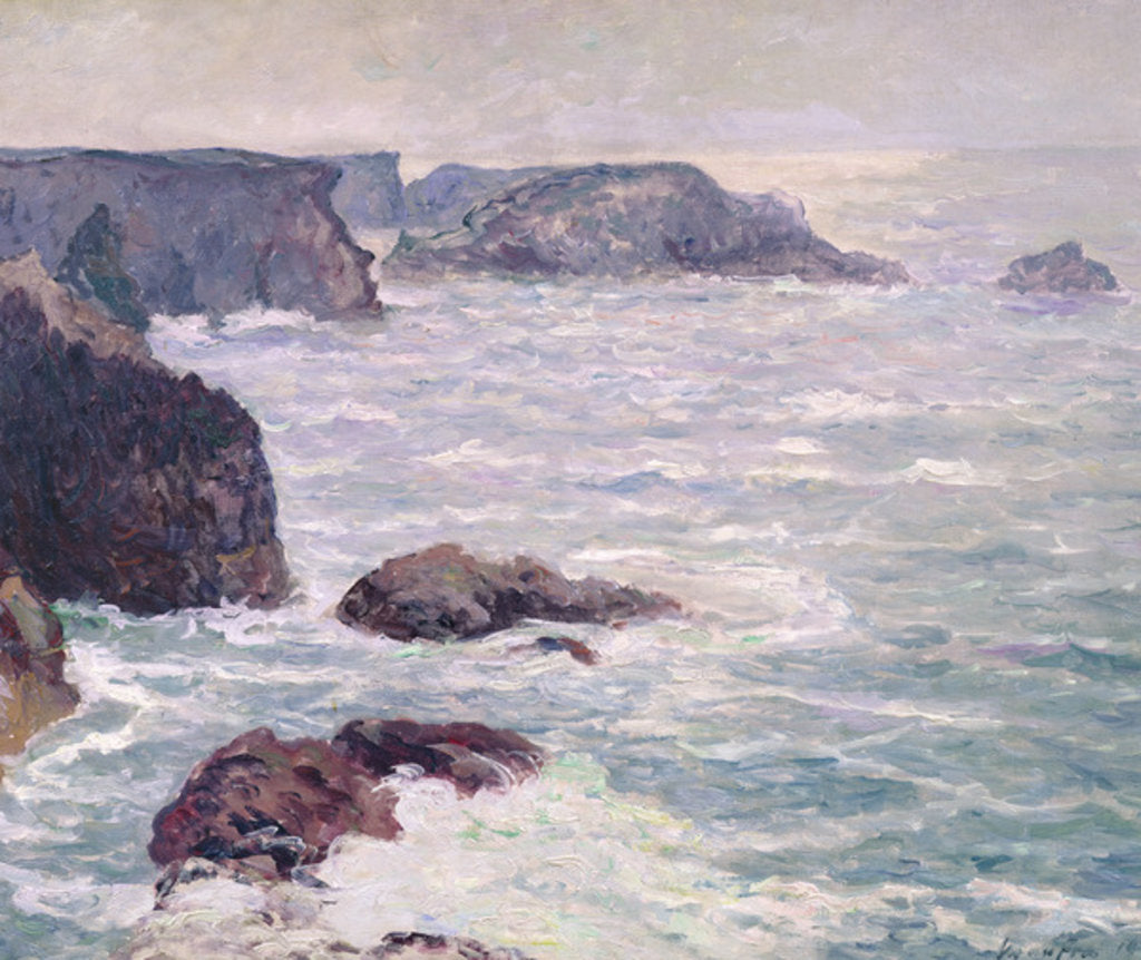 Detail of Goulphar under the sun by Maxime Emile Louis Maufra