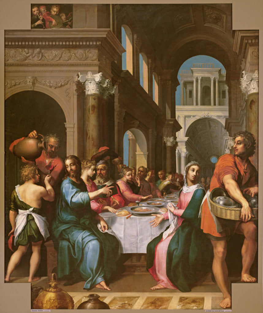 Detail of The Marriage at Cana, c.1618-20 by Quentin Varin