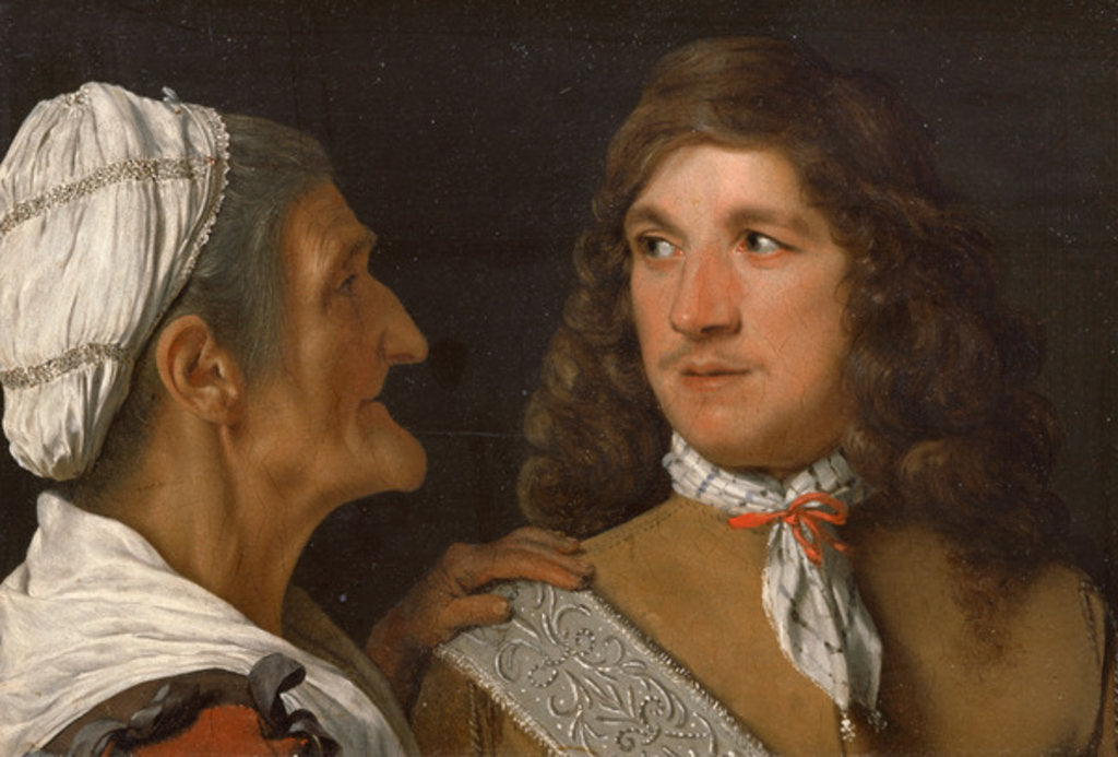 Detail of A Young Man and the Procuress by Michael Sweerts