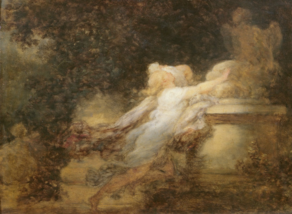 Detail of The Vow to Love by Jean-Honore Fragonard