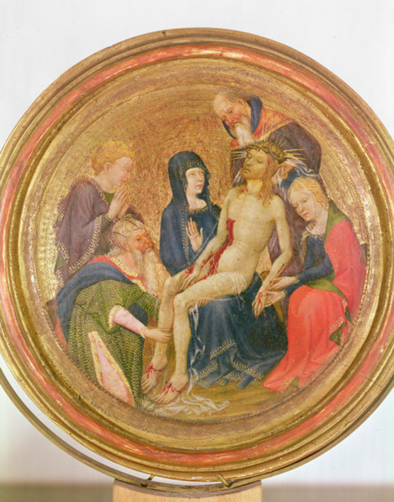 Detail of Pieta, Parisian or Burgundian School by French School