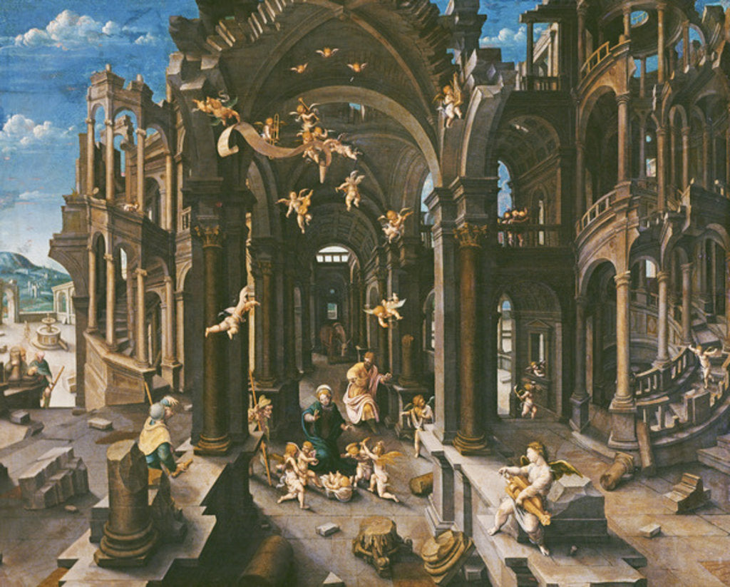 Detail of Adoration of the Shepherds by Jean de Gourmont