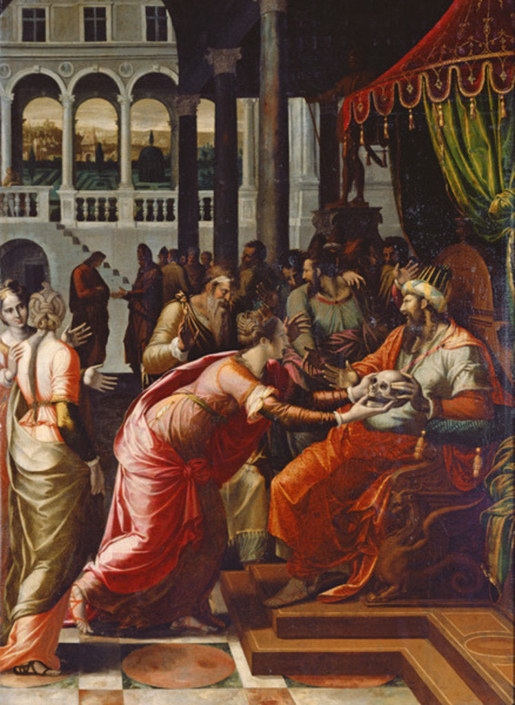 Detail of The Justice of Othon by Luca Penni