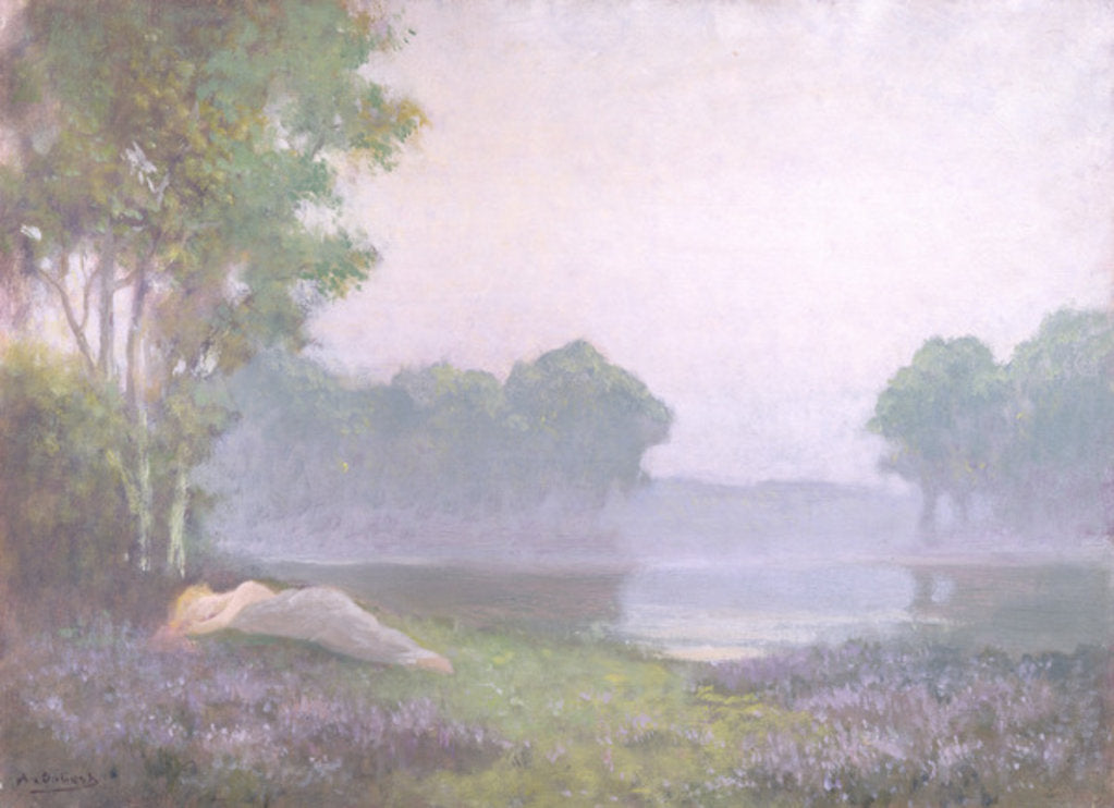 Detail of Asleep in the Heather, Morning, 1935 by Alphonse Osbert