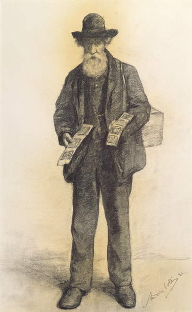 Detail of The Pedlar by Andre Collin