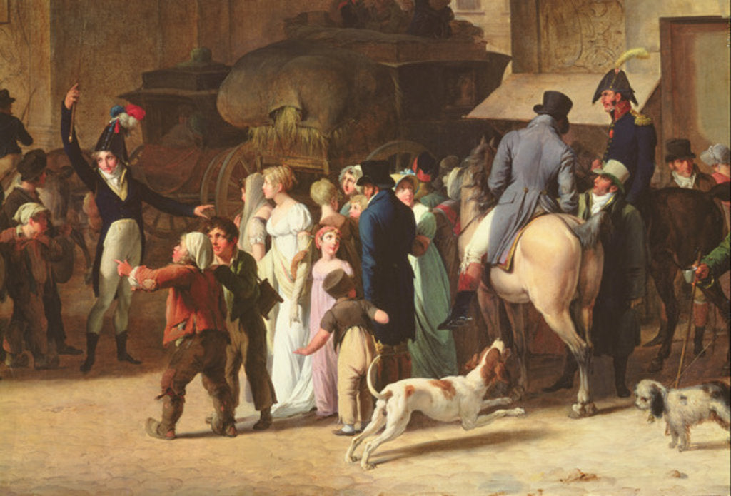 Detail of The Conscripts of 1807 Marching Past the Gate of Saint-Denis by Louis Leopold Boilly